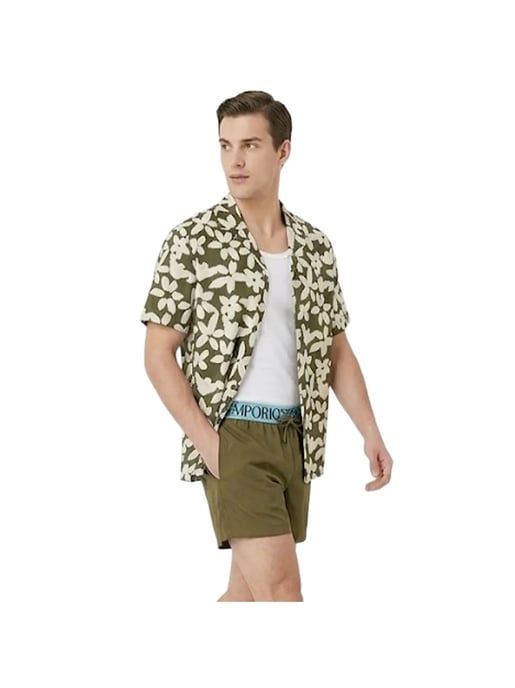 Emporio Armani Herrenhemd mit Blumenmuster - Image 1
