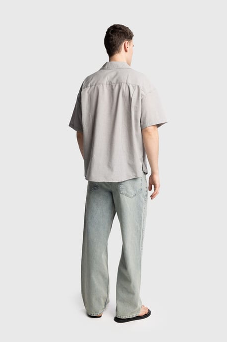 Herren Relaxed Fit Kurzarmhemd - Image 4