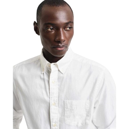 Gant - "Fit Archive" Button-Down-Hemd für Herren (Cremefarbe) - Image 4