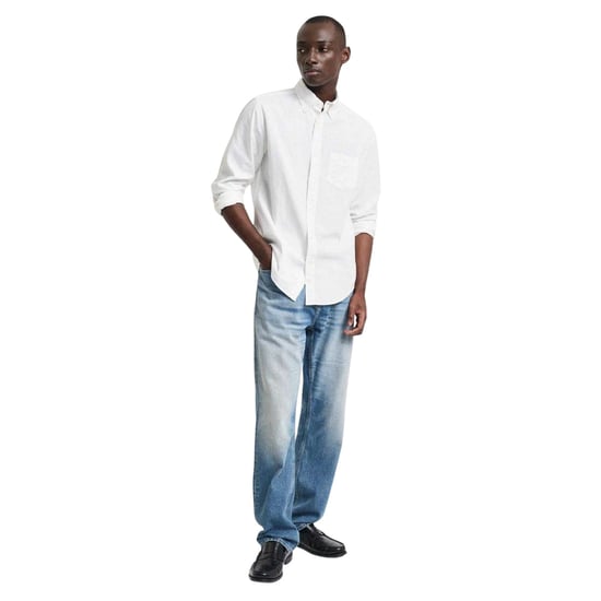 Gant - "Fit Archive" Button-Down-Hemd für Herren (Cremefarbe) - Image 5