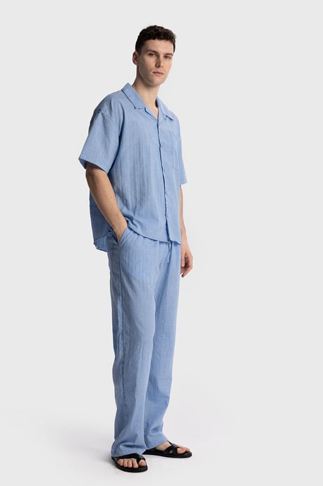Herren Relaxed Fit Kurzarmhemd - Image 2