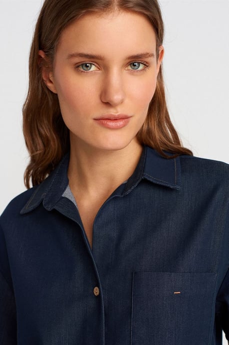 Damen Leinen-Mischgewebe Kurzarmshirt - Image 4