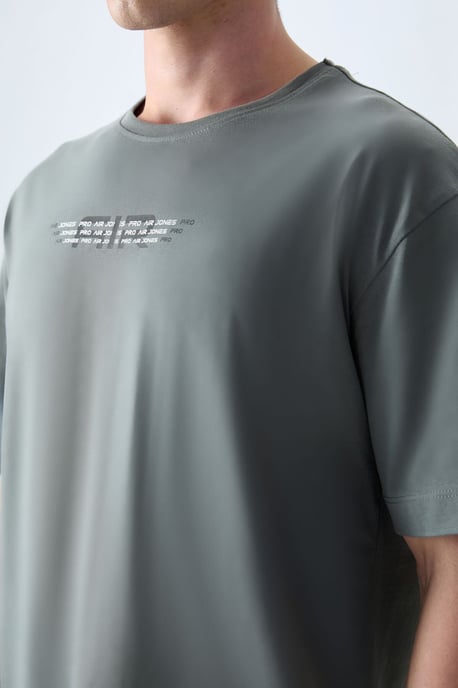 Überdimensioniertes Baumwoll-Logo-T-Shirt - Image 3