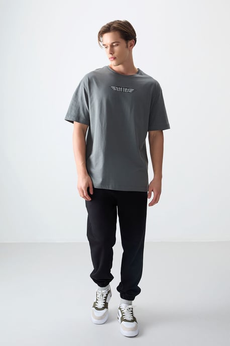 Überdimensioniertes Baumwoll-Logo-T-Shirt - Image 4