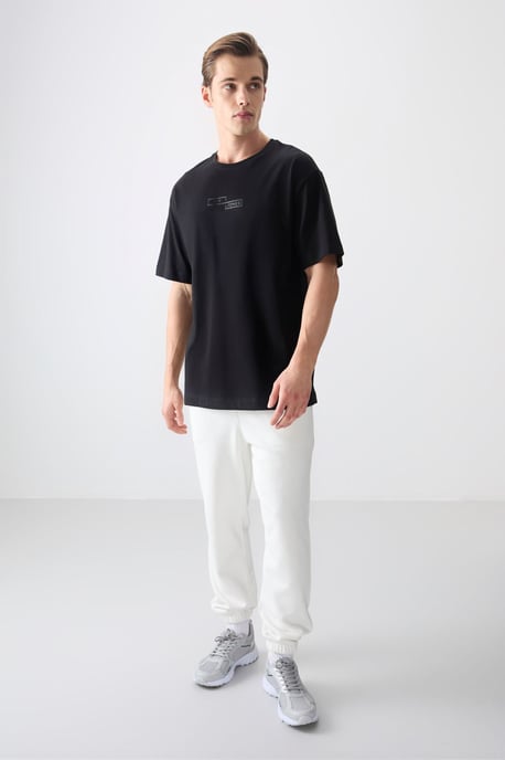 Übergroßes bedrucktes Baumwoll-T-Shirt - Image 4