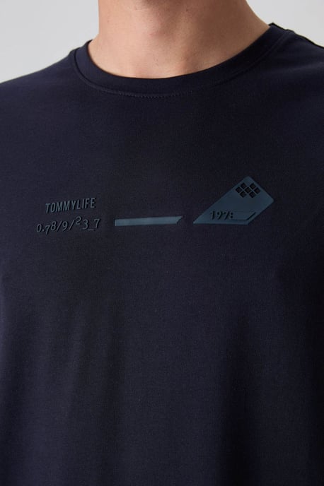 Übergrößen Baumwoll-Polyester Rundhalsausschnitt T-Shirt - Image 3
