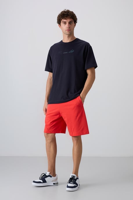 Übergrößen Baumwoll-Polyester Rundhalsausschnitt T-Shirt - Image 4
