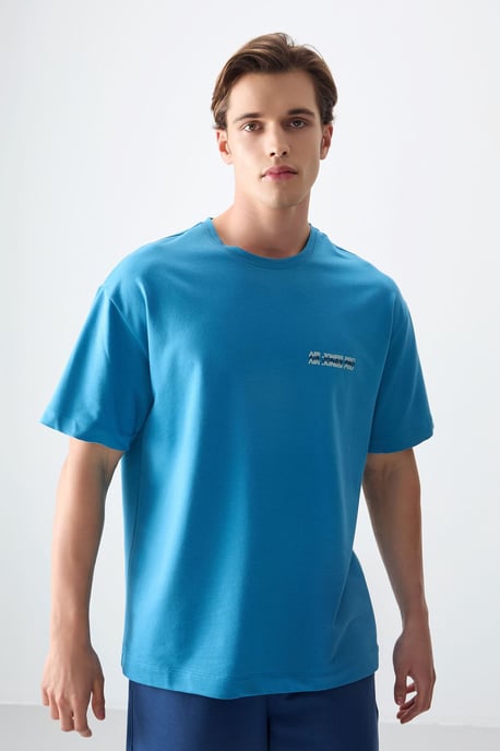 Übergroßes bedrucktes Baumwoll-Jersey-T-Shirt - Image 1