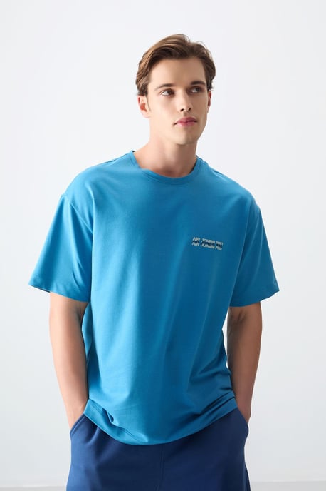 Übergroßes bedrucktes Baumwoll-Jersey-T-Shirt - Image 5