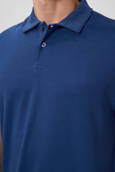 Herren Baumwolle Elasthan Polo T-Shirt - Image 4
