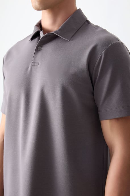 Oversized Polo-Kragen T-Shirt - Image 2