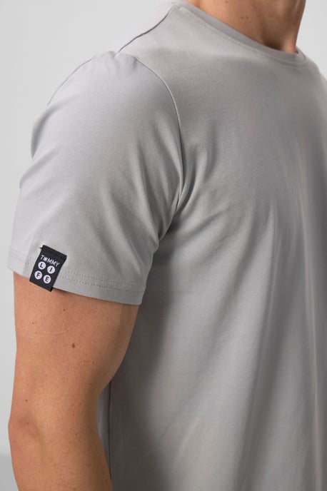 Herren Baumwoll-Elastan Rundhals T-Shirt - Image 4