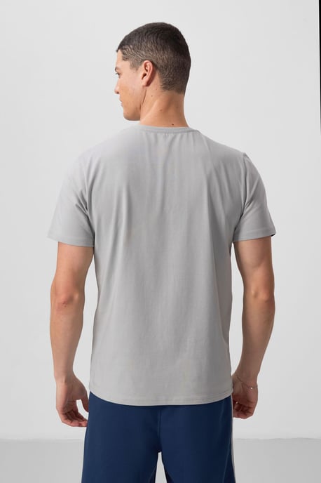 Herren Baumwoll-Elastan Rundhals T-Shirt - Image 6