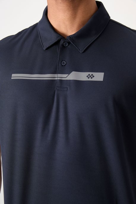 Herren Polo-Kragen Knopf-T-Shirt - Image 3