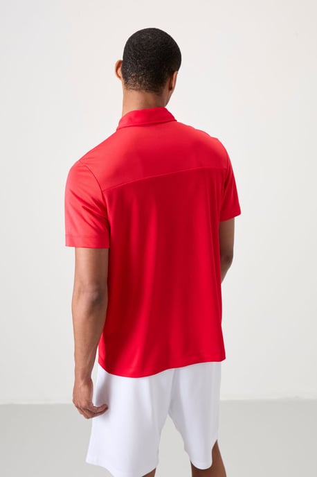 Herren Polo-Kragen Kurzarm T-Shirt - Image 5