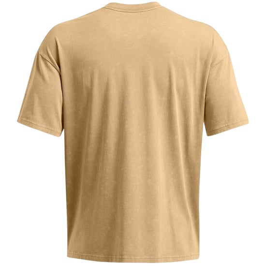 Under Armour - T-Shirt für Herren, Logo, Gewaschen, Übergroß (Braun) - Image 3