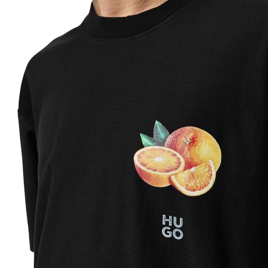 Hugo - T-Shirt für Herren, Rundhalsausschnitt, Regulär (Schwarz) - Image 3