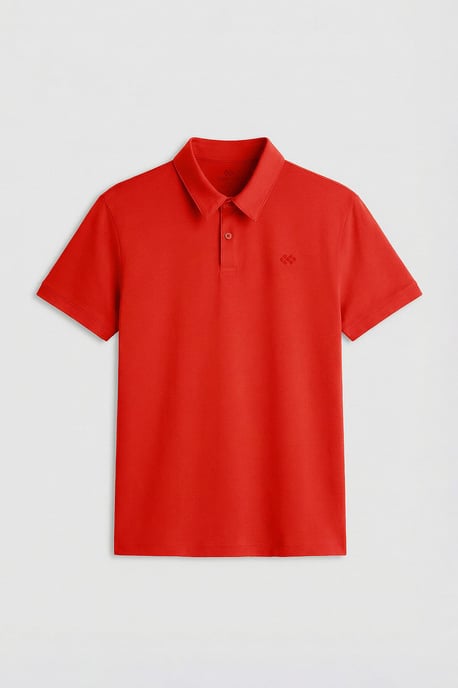 Herren Baumwoll-Elastan Polo-Shirt - Image 1