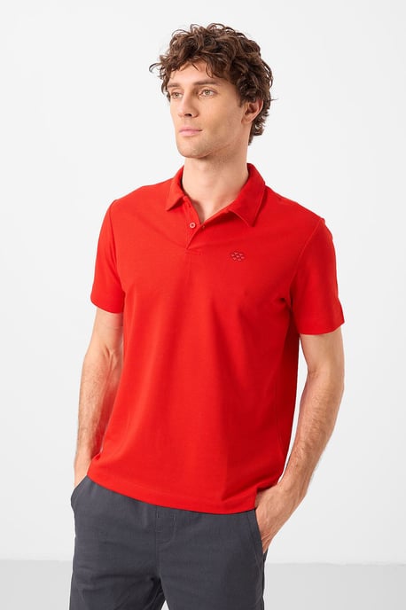Herren Baumwoll-Elastan Polo-Shirt - Image 2
