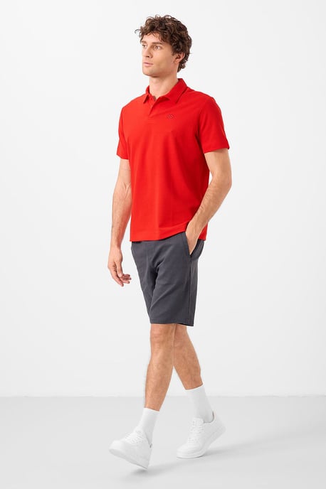 Herren Baumwoll-Elastan Polo-Shirt - Image 3