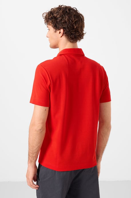 Herren Baumwoll-Elastan Polo-Shirt - Image 6