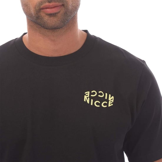 Nicce - "Tanetta" T-Shirt für Herren, Baumwolle, Regulär (Schwarz) - Image 3