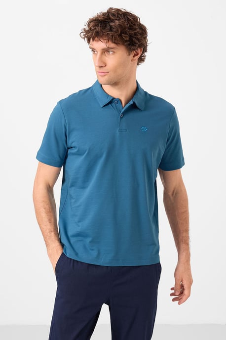Herren Baumwoll-Elastan Polo-Shirt - Image 2