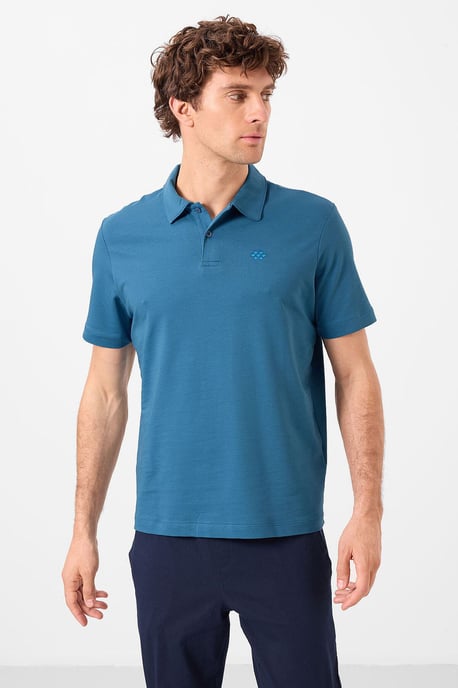 Herren Baumwoll-Elastan Polo-Shirt - Image 5