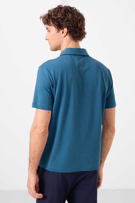 Herren Baumwoll-Elastan Polo-Shirt - Image 6