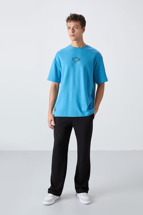 Übergrößen Baumwoll-Mix Logo T-Shirt - Image 3
