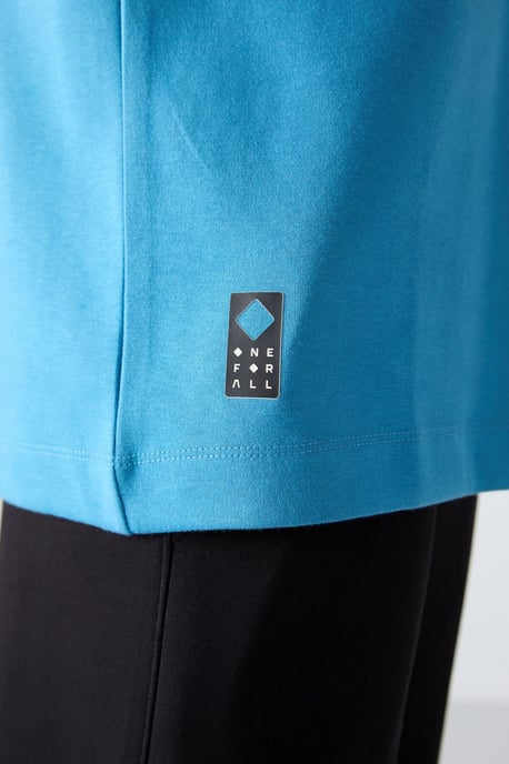 Übergrößen Baumwoll-Mix Logo T-Shirt - Image 4