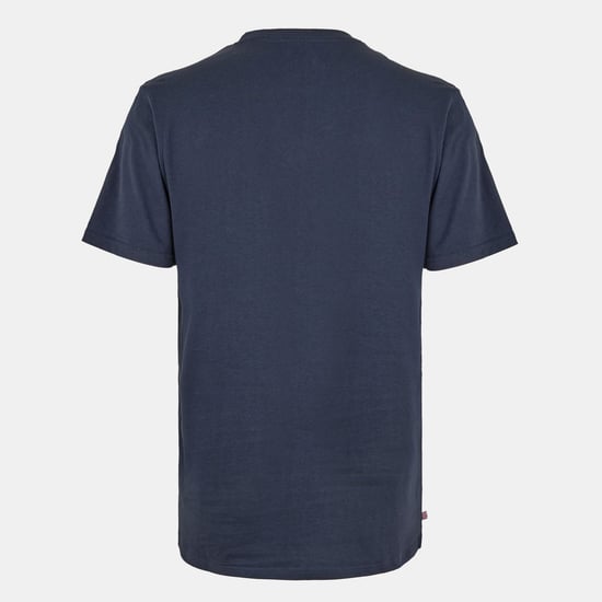 Aquascutum - "London" T-Shirt für Herren, Rundhalsausschnitt (Marine/Weiß) - Image 2