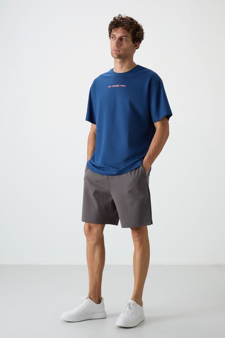Übergröße Bedrucktes Rundhals-T-Shirt - Image 3