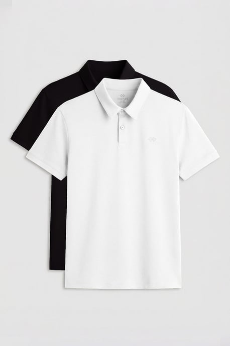 Herren-Polohemd aus Baumwollmischung - Image 1
