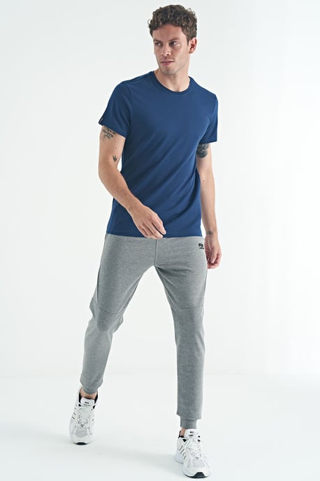 Herren Baumwoll-Elasthan Rundhals-T-Shirt - Image 2