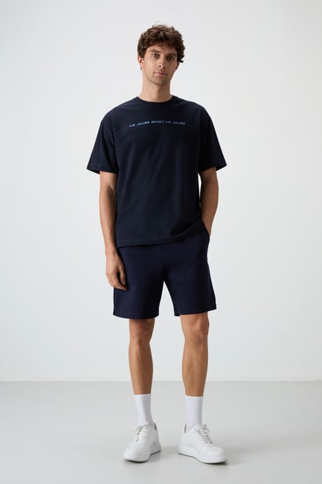 Oversized Rundhals T-Shirt mit Print - Image 2