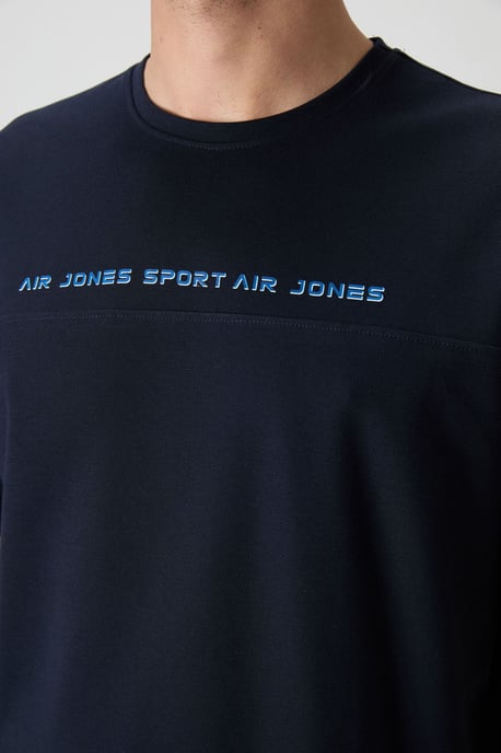 Oversized Rundhals T-Shirt mit Print - Image 3