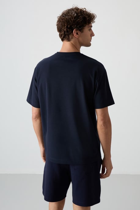 Oversized Rundhals T-Shirt mit Print - Image 6