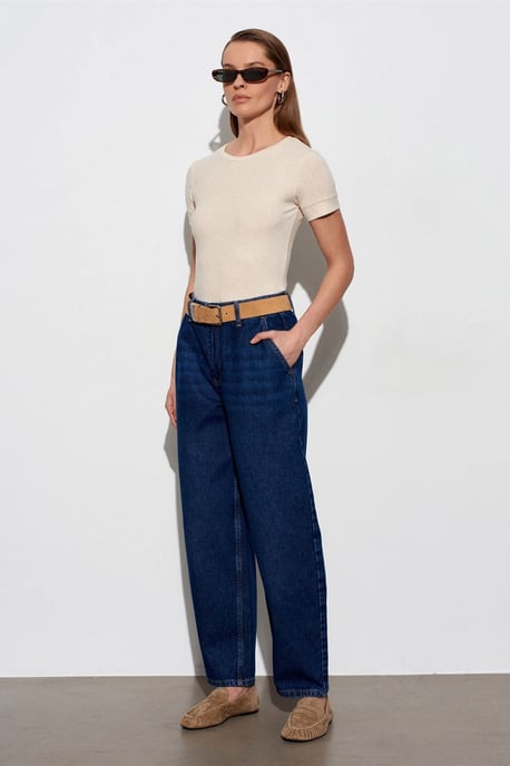 Damen Slim Fit Rundhals T-Shirt - Image 4