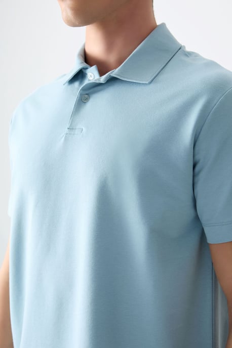 Übergroßes Polokragen-T-Shirt - Image 3