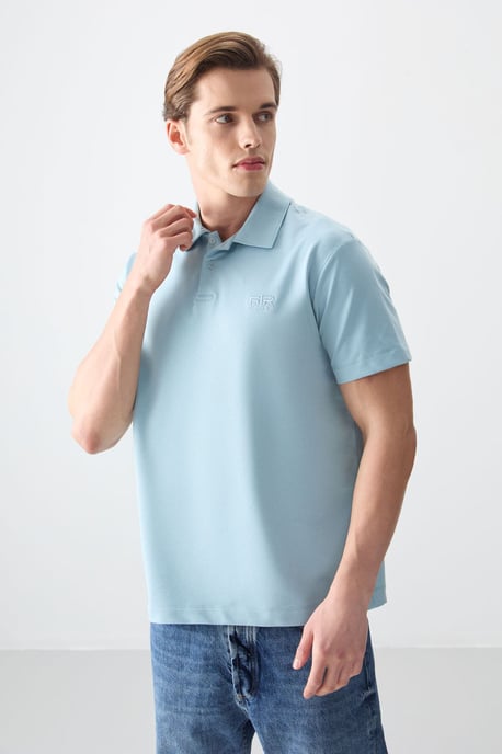 Übergroßes Polokragen-T-Shirt - Image 4