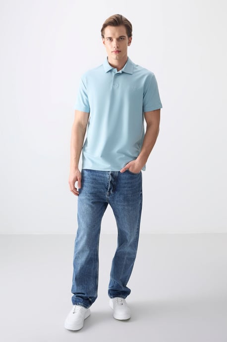 Übergroßes Polokragen-T-Shirt - Image 5