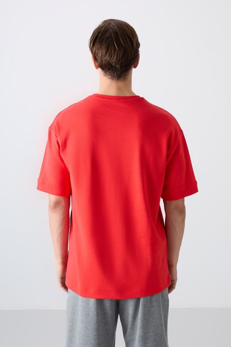 Übergrößen Baumwollmischung Rundhalsausschnitt T-Shirt - Image 6