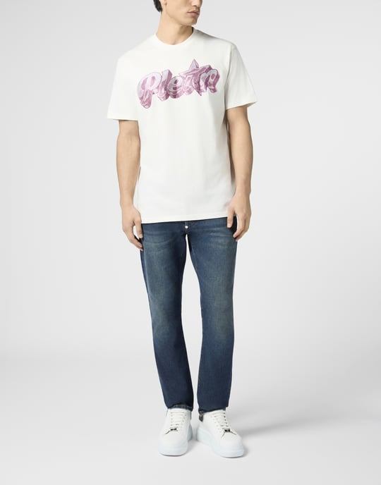 Round Neck T-Shirt Gummy Plein Stones - Image 4