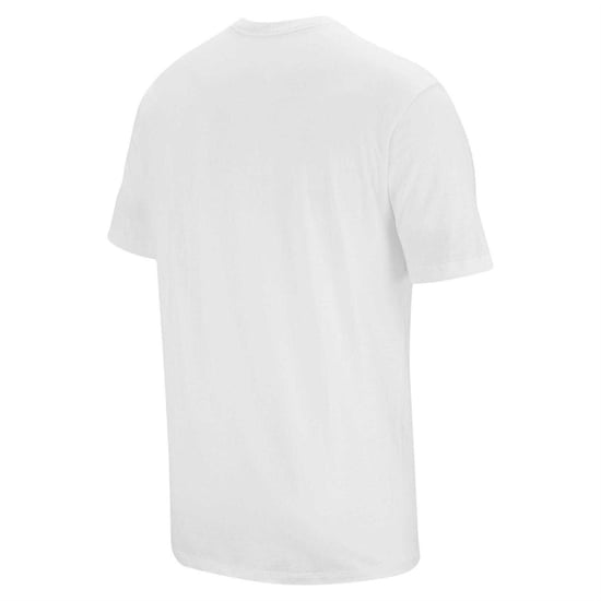 Nike - "Club" T-Shirt für Herren (Weiß/Schwarz/Rot) - Image 3