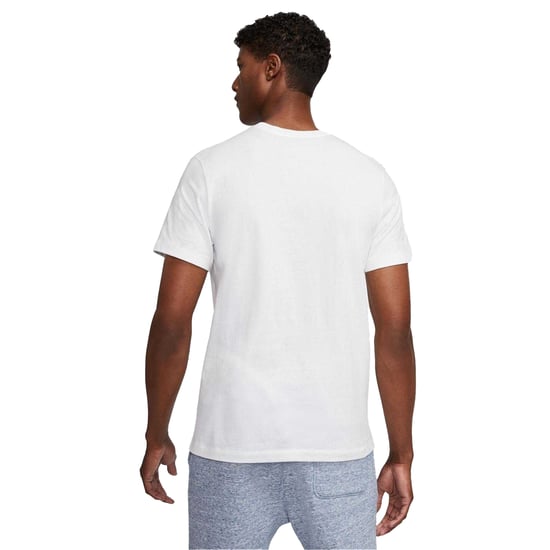 Nike - "Club" T-Shirt für Herren (Weiß/Schwarz/Rot) - Image 4