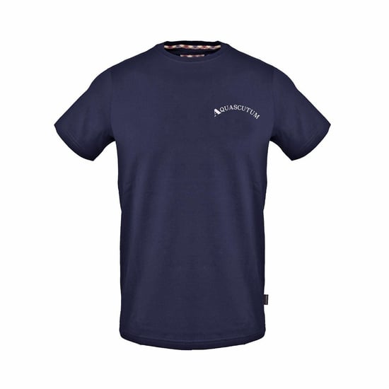 Aquascutum - "London 1851" T-Shirt für Herren, Regulär (Marine) - Image 1