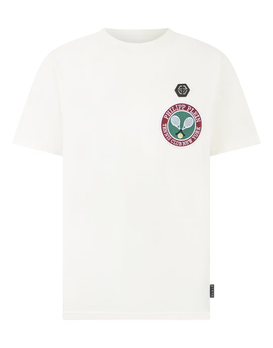 Round Neck T-Shirt Patch Tennis - Image 1