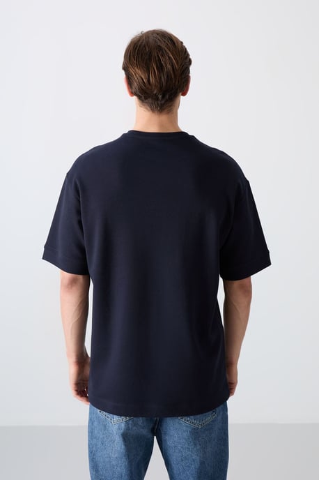 Übergröße Bedrucktes Rundhals-T-Shirt - Image 5