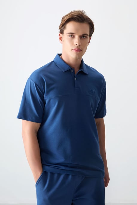 Oversized Polo-Kragen T-Shirt - Image 5